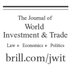 Journal of World Investment & Trade (@JWITBrill) Twitter profile photo