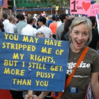 ShitDykesSay's profile picture. You know...typical stuff of hot dykey girls and our cats...
and my cat Monkey.