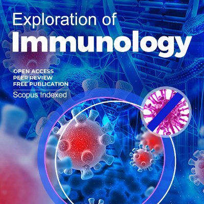 Exploration of Immunology, a free of charge and open access online journal. Indexed in Scopus, DOAJ, Google Scholar etc.
Email: eijournal@explorationpub.com