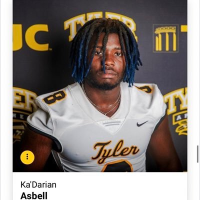 KaDarian “Blue” Asbell-Tyler Junior College|RB-5’11, 215| December 2023 Grad| 2 years eligibility left| Looking for Chance and Opportunity|