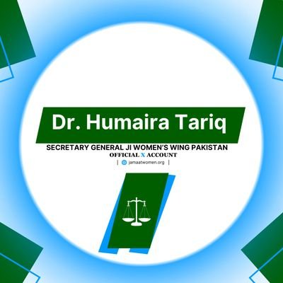 PHD Docterate | Sec Gen Women Wing JI Pakistan |