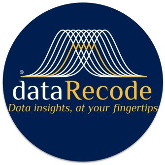 datarecode's profile picture. Data Analytics. Data Science. Data Visualization. Geospatial Maps. Statistics.  for more contact us at info@datarecode.com
 www(dot)dataRecode(dot)com