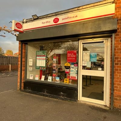 Please support your local friendly post office, open Mon to Fri 9-5.30 Sat 9-1pm with free parking and many services available in store, pop in and let us help