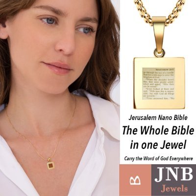 The spirit and technology of Israel come together to produce the world's smallest bible printed onto 5 mm x 5 mm surface. 
Give The Gift Of Faith