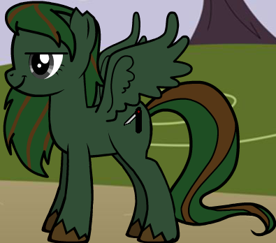 Whoa, mare... Like... I'm Iris? Yeah. I'm Iris... I'm a Pegasus who lives in the White-tail woods, living on my own...