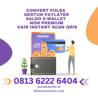 Jasa Convert Pulsa Tukar Pulsa Rate Tinggi Proses cepat
https://t.co/2XGJQMyv1E