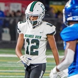 Moundsview Highschool, MN | 5’10 | 165 lbs | WR | 2025 | 3.8 GPA| 651-354-6214