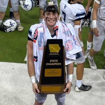 24’ Lewis Central SS/OLB {6’0 190} 3.5gpa 2x state champ💍💍 @ReiverFootball