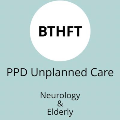 Official Account for the Practice & Professional Development Team for the Unplanned Care Group covering Neurology, Stroke & Elderly Care at BTHFT