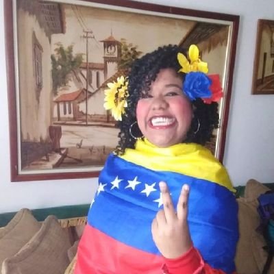 CHAVISTA🔴.
ANTIIMPERIALISTA ☭
ROJA ☭ .
LUCUMÍ🧙🏿♀️.
SALSERA💃🏿.
Licenciada en Administración, Finanzas,
Contadora Pública .
CARAQUISTA🦁