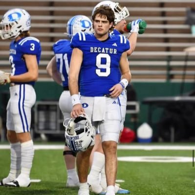 Christian | QB/RHP | ‘25 | DHS | @decatureaglesfb | @DecaturBsbl | 6’2, 195 | NCAA ID: 2401196128 | GPA: 4.2 |