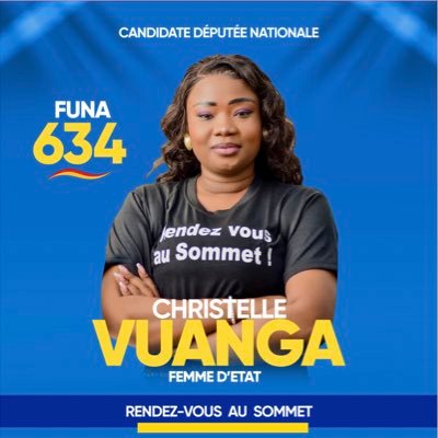 Députée nationale élue en •2018 , Réélue en •2023 de #KINSHASA_FUNA, Féministe, Conférencière, Coordonnatrice de @WIFE20221