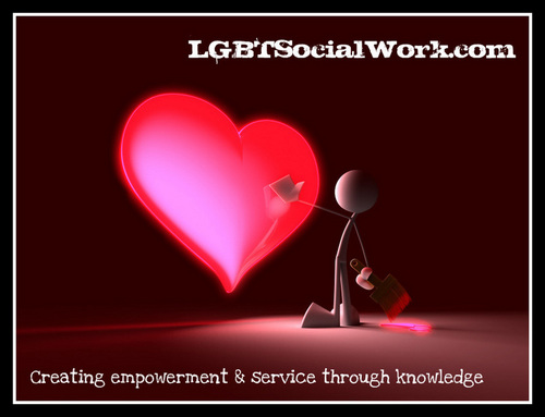 Creating a learning community addressing the needs of LGBTQ persons across the life span through knowledge, empowerment, service, & client self-determination.