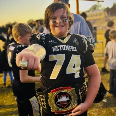 ALL Glory to God | NEVER QUIT | C/O 2031 | Center and OL | Wetumpka Youth Football | River Region Raiders All-Star Football Team | 5’4”—155 lbs | 36080