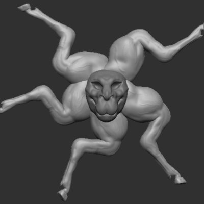 Starting Zbrush Artist who makes some stuff but mainly horror content and fanart. But also trying to make some original stuff.