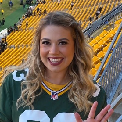 That girl with the green genesis GV70. || KDM Princess || Instagram @emilyjohnson || #packersowner #gopackgo😋. 💛💚 @green__gorgeous podcast 💚💛