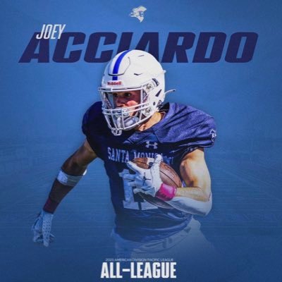 Santa Monica College |WR/KR| 5'10, 175| 2nd Team All league | Mid Year Transfer | JoeyAcciardo@gmail.com | 323-445-5748 JUCO  highlights in BIO, 4.5 40 yd dash