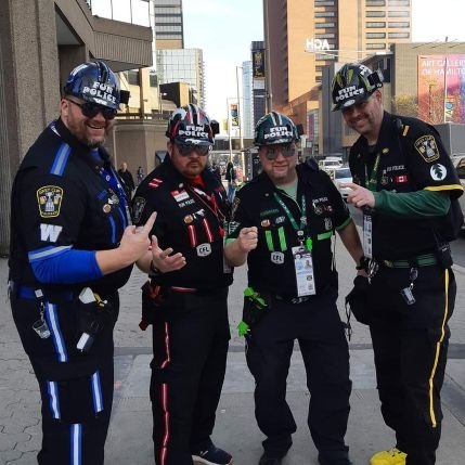 CFL loving Fun Enforcement! Watch for us at the GREY CUP - and other righteous CFL events through the year. @Bucc17 @dhanni80 @jeffmurray10 @GCFP_Eskies