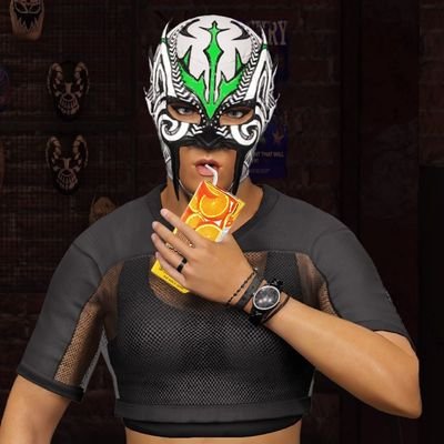 The Luchadora of Catch22 💪 In the SWW PC 🫡 Ready to show the world some good Lucha Graps!