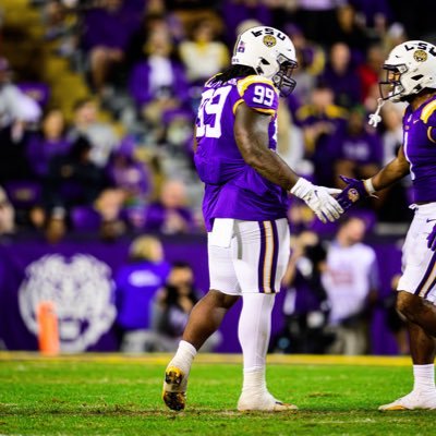 defensive tackle @Louisiana State University