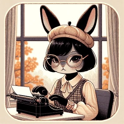 小説投稿サイトにひっそりと棲息する🐰。中身は🐰の皮を被ったただの飲兵衛です。気楽に絡んでね♪　宣伝RT無し。いいねで応援派。創作系アカウントはだいたいフォロバ。無言フォロー歓迎。成人済み。社畜の中の人。創作に関係無い事もかなり呟きます。和して同ぜず。Amazonアソシエイト参加中。