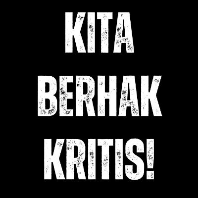 Di Indonesia, kritik pejabat publik justru dikriminalisasi. LAWAN!
#KitaBerhakKritis

kontras_98@kontras.org | https://t.co/ChAOr3jmUY