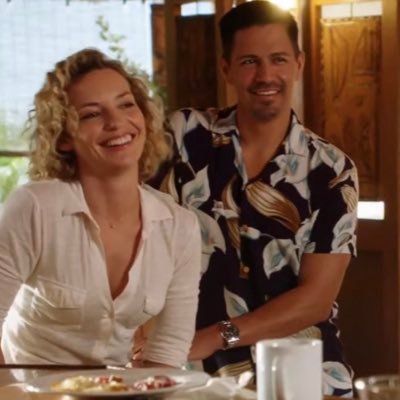 — best of thomas magnum and juliet higgins from magnum pi, streaming on nbc and peacock.