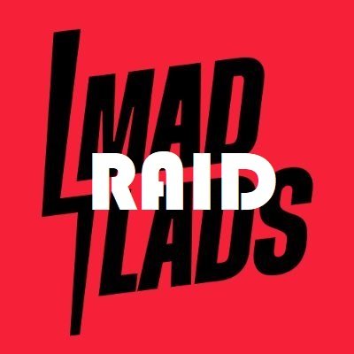 TheLadsRaid's profile picture. LADS, FOLLOW DIRECTIONS CAREFULLY
(1) Notifications on, this is most important engagement only
(2) Interact only w the original post
Not official MadLads acct