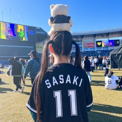 maidolotte3's profile picture. 佐々木千隼とロッテファン 【ツインテールの高さはテンションの高さ】