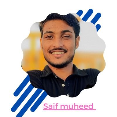 saif_muheed's profile picture. To remove the chaos of the society, to present the peace and beauty of the area, and to raise the voice of the poor, to fight for their rights.