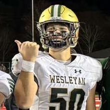 6’5 250 | 2025 | 3.7 GPA | cell: 678-360-0821 | TE, T | 2023 Region 7-AAA 2nd Team All Region | email: lawsonkoch@wesleyanschool.org 🏈