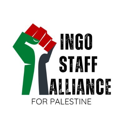 Staff in the aid sector who demand justice for Palestine.