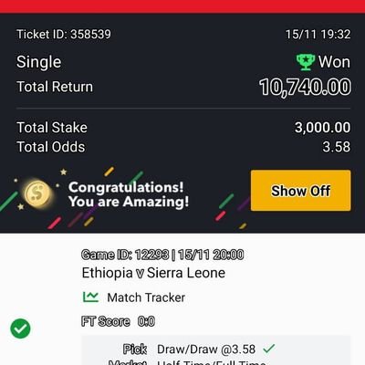 fixed match hundred 💯 percent legit payment after winning if you're interested kindly DM now here is my number 08167540847