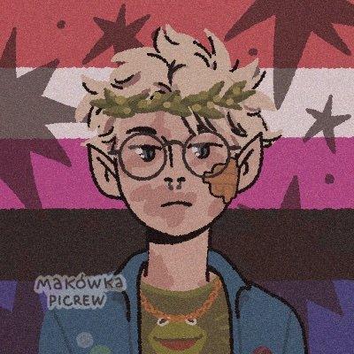 I’m gay. Yippee.

Any pronouns.

Credits to Picrew for my pfp.