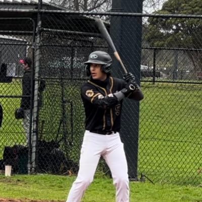LH hitting catcher from Melbourne Australia - Class of 2024. GPA: projected 3.9+, Height: 5’11, Weight: 180lbs. Link to profile below.