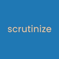 Scrutinize(@scrutinize_org) 's Twitter Profileg