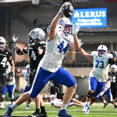 Avon 🐤 ISU Grad Transfer Tight End #44 6’4 245lb 30 game MVFC Starter 317-292-8955 game film link below 3.91 GPA May Graduate