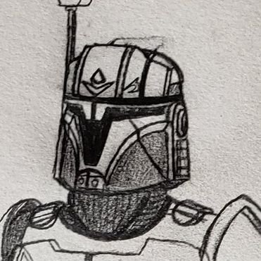 Mandalorian Bounty Hunter, house vizsla, 
male writer