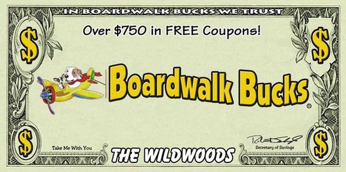 Over $750 in FREE Coupons for The Wildwoods.If you're going down the Shore, click on our upcoming Photo section to print some of our coupons!