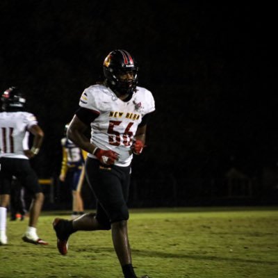 DT DE/6’3/240 C/O 2024/ #56 New Bern High school /252-772-5047 NCAA ID #2311169724