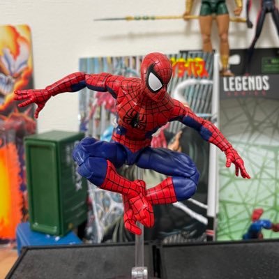 スパイダーマン好きです! フィギュア集めてます！