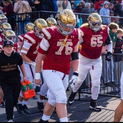 6’4 275 OL, The Haverford School, @KUBearsFootball 28’ commit