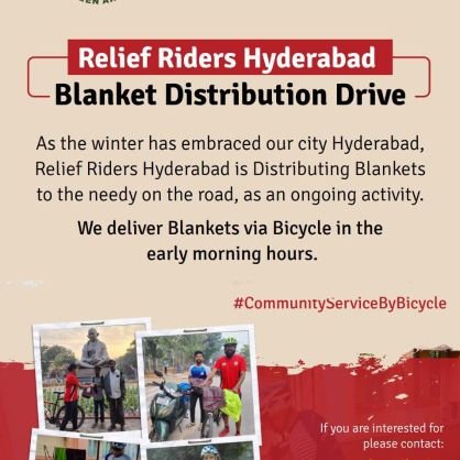 🇮🇳 Relief Riders Hyderabad #ReliefRiders