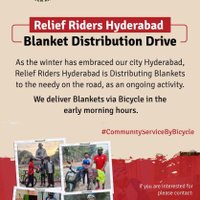 ๐ฎ๐ณ Relief Riders Hyderabad #ReliefRiders (@reliefridershyd) 's Twitter Profile Photo ๐ฎ๐ณ Relief Riders Hyderabad #ReliefRiders (@reliefridershyd) 's Twitter Profile Photo