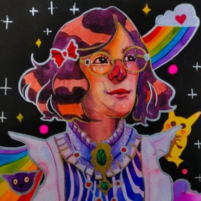 37 • she/they • feminazgûl • 🏳️‍🌈 • у меня лапки • странно выгляжу • странно одеваюсь • рисую • ты че думаешь я шутки шучу??! • шутки шучу • ava by @mellamort