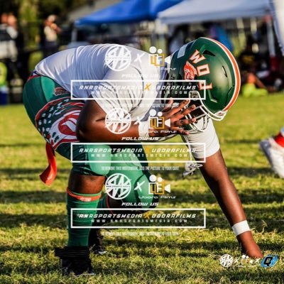Eddie Crattic class of 2028 13 years old 3.0 gpa play for west Orlando jags 6’0 265 defensive of lineman