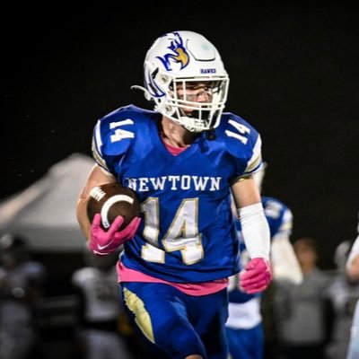 Newtown High School| ‘25| 6’2 185lbs| WR/ATH|All conference|Captain|4.0 GPA S1 11th Grade| jjhartigan07@gmail.com| NCAA ID: 2403243248