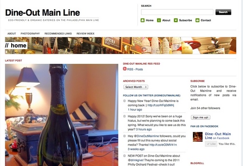 We're back! Dine-Out Main Line is a blog that brings you the latest food news, events & reviews on the Philadelphia Main Line.