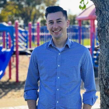 Austin Bruckner Carrillo is a candidate for Hayward Unified School District and is the Chair of the City of Hayward's Community Services Commission.