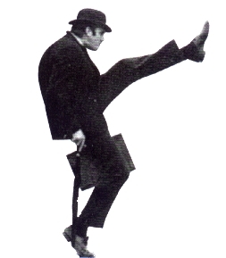 President of the Australian Silly Walk Society presiding over 900 members in 7 States from sober to quite inebriated.
